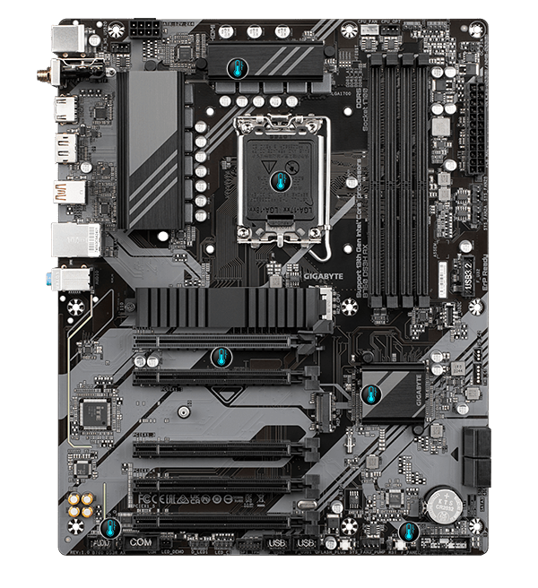 GIGABYTE B760 DS3H AX LGA 1700 Intel B760 ATX Motherboard GIGABYTE B760 DS3H AX LGA 1700 Intel B760 ATX Motherboard